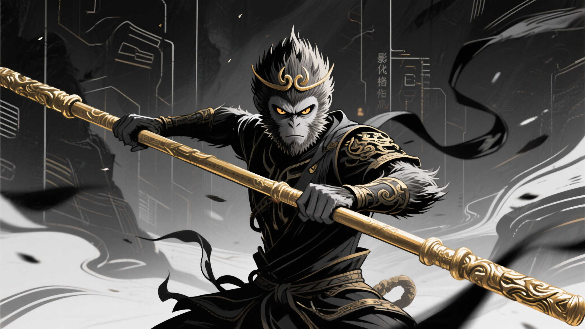 国外玩家自创《黑神话:悟空》绝美影像图:堪比官方制作! 国外玩家自创《黑神话:悟空》绝美影像图:堪比官方制作!